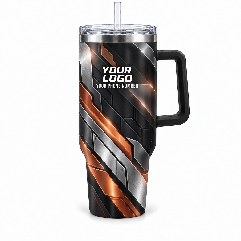 HVPBR03 personalized tumbler 40oz front product mockup