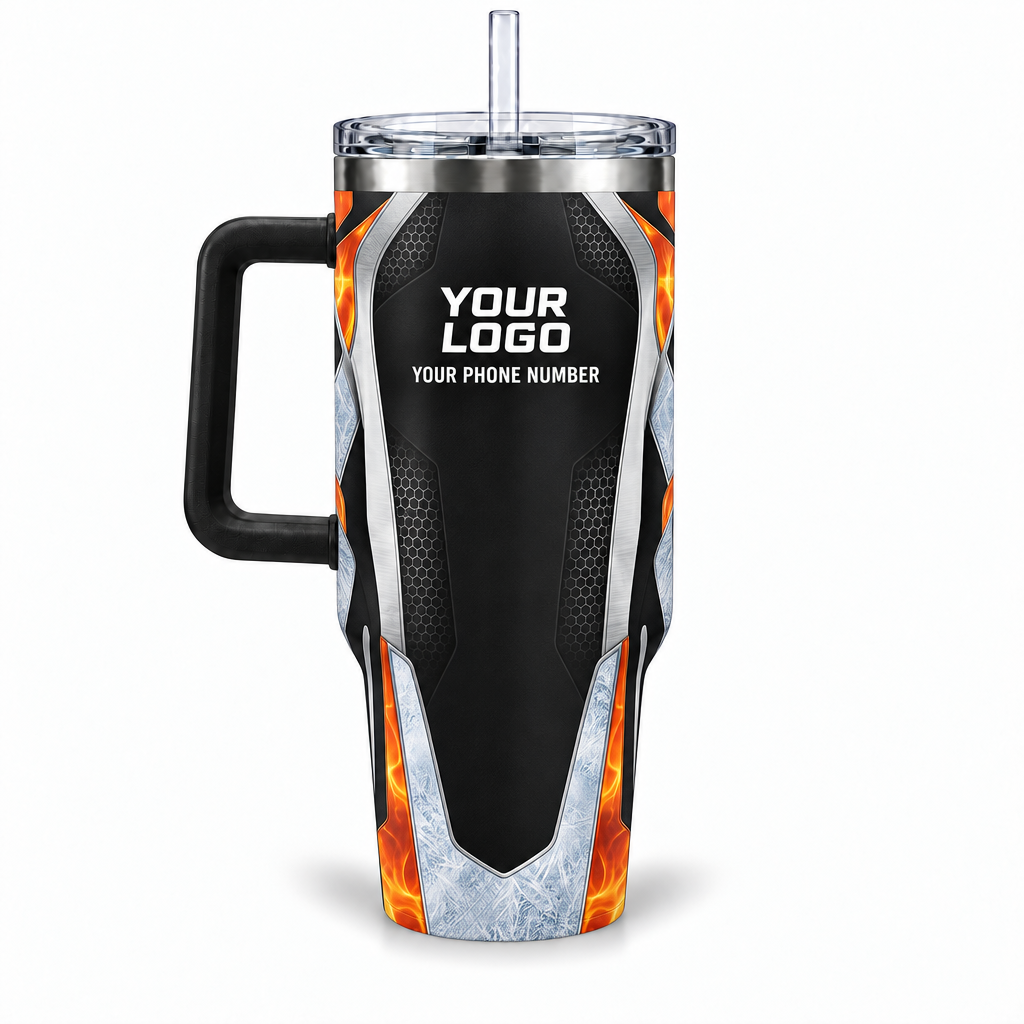 HVPBR04 personalized tumbler 40oz back product mockup