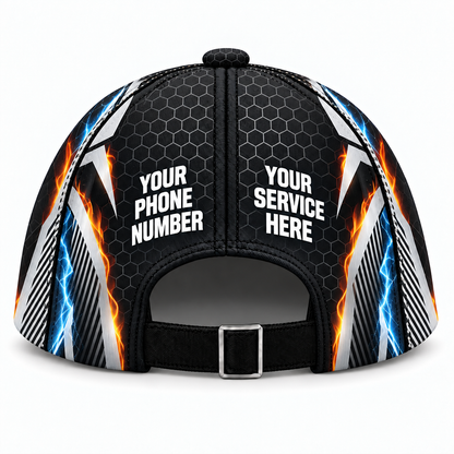 HVPBR05 personalized cap back product mockup