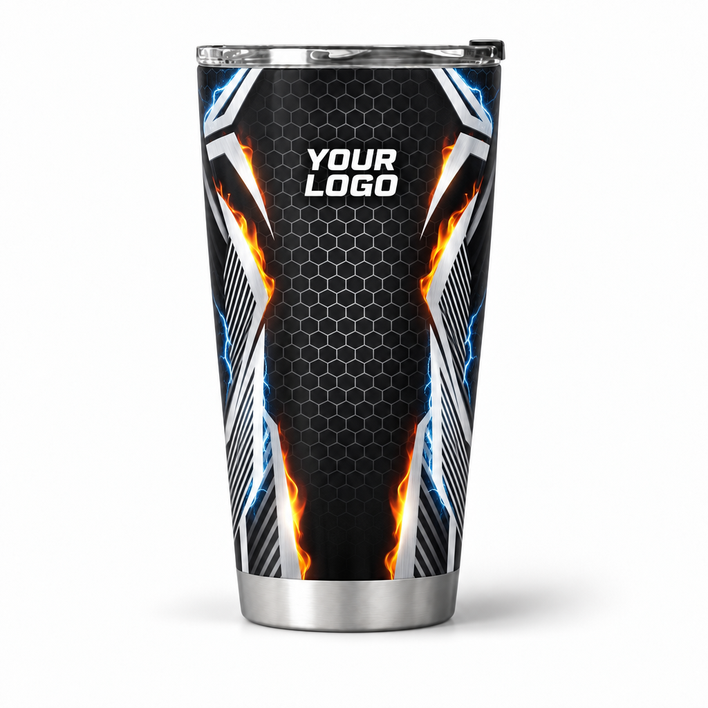 HVPBR05 personalized tumbler 20oz front product mockup
