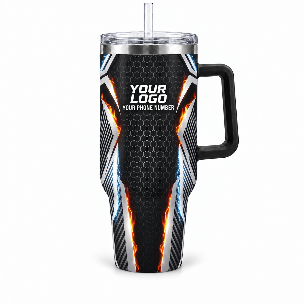 HVPBR05 personalized tumbler 40oz front product mockup