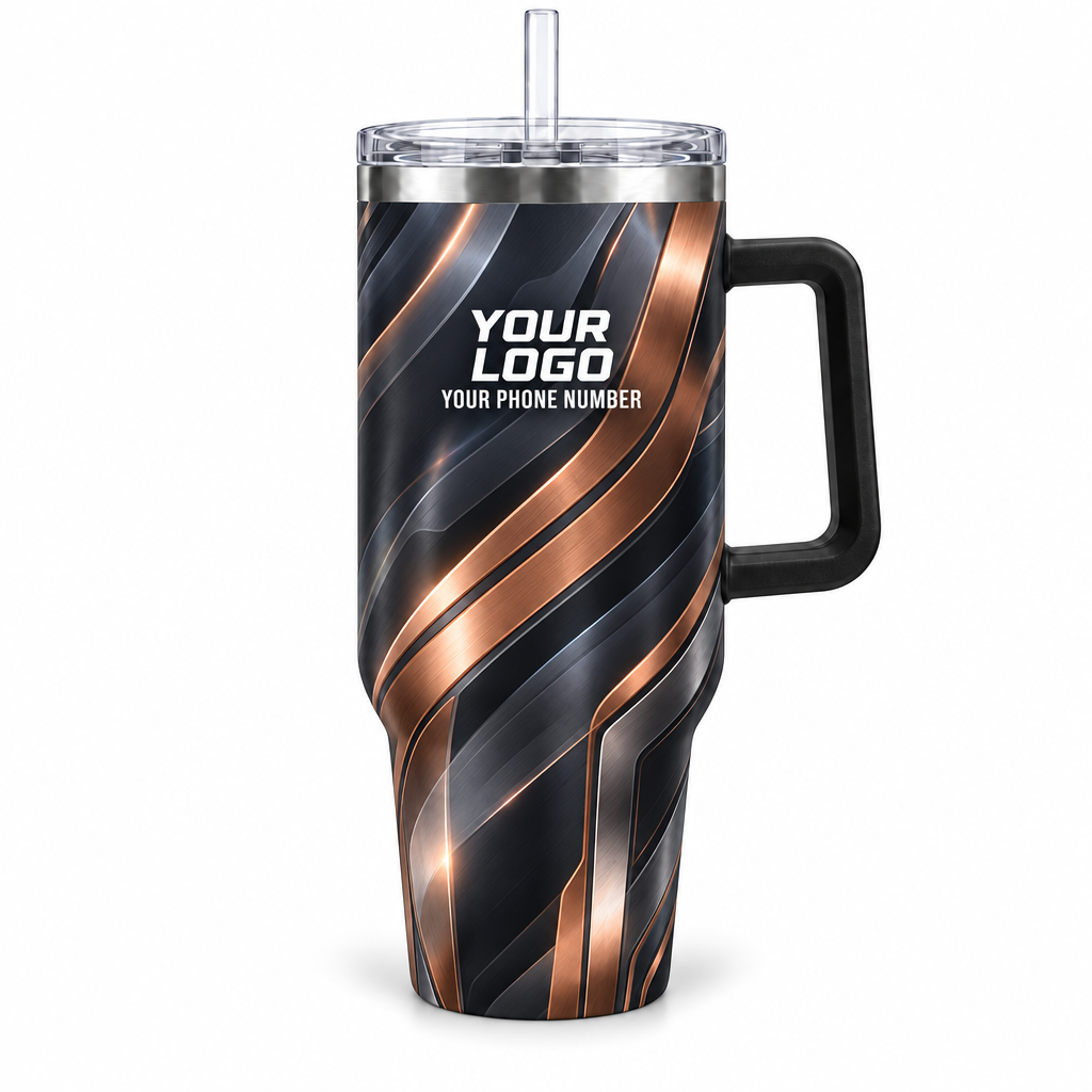 HVPBR06 personalized tumbler 40oz front product mockup