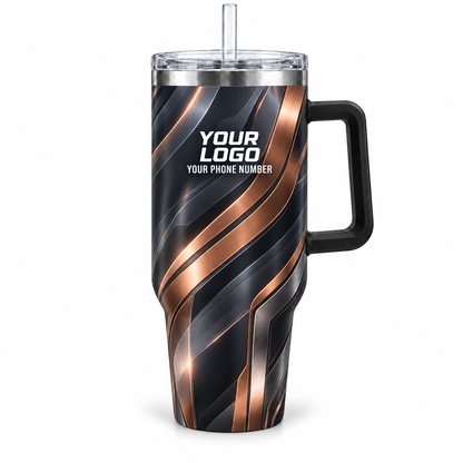 HVPBR06 personalized tumbler 40oz front product mockup