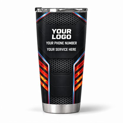 HVPR01 personalized tumbler 20oz back product mockup