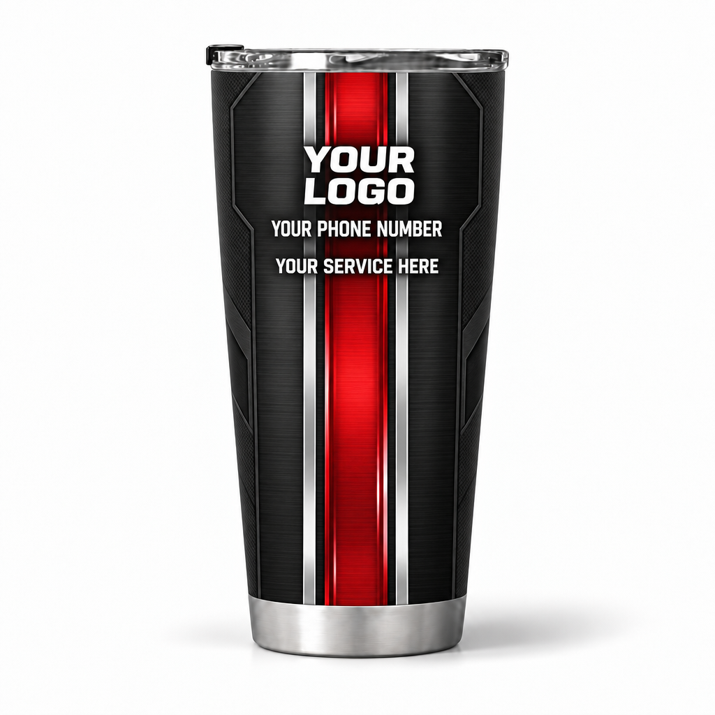 HVPR05 personalized tumbler 20oz back product mockup