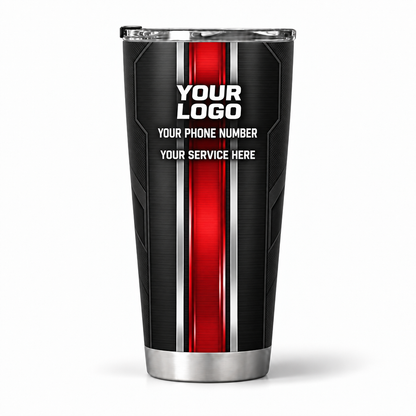 HVPR05 personalized tumbler 20oz back product mockup