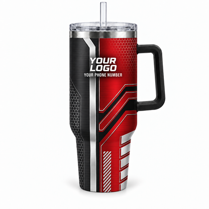 HVPR05 personalized tumbler 40oz front product mockup