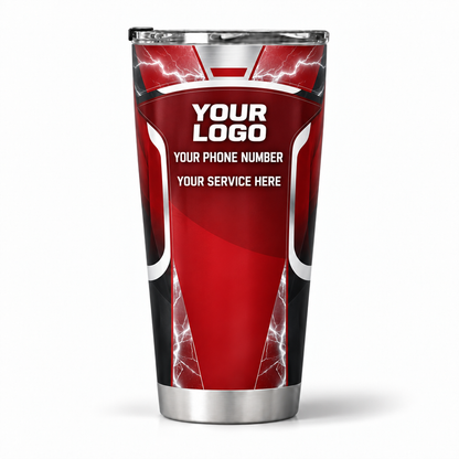 HVPR06 personalized tumbler 20oz back product mockup