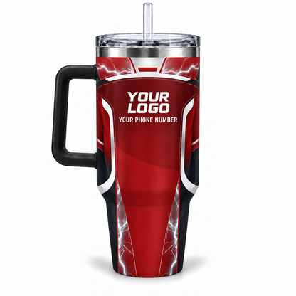 HVPR06 personalized tumbler 40oz back product mockup