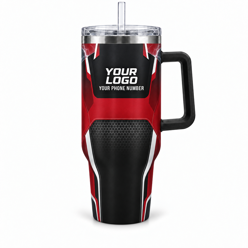 HVPR06 personalized tumbler 40oz front product mockup