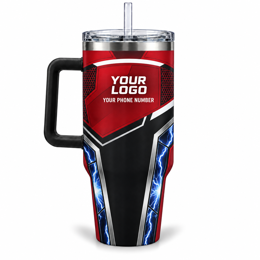 HVPR07 personalized tumbler 40oz back product mockup