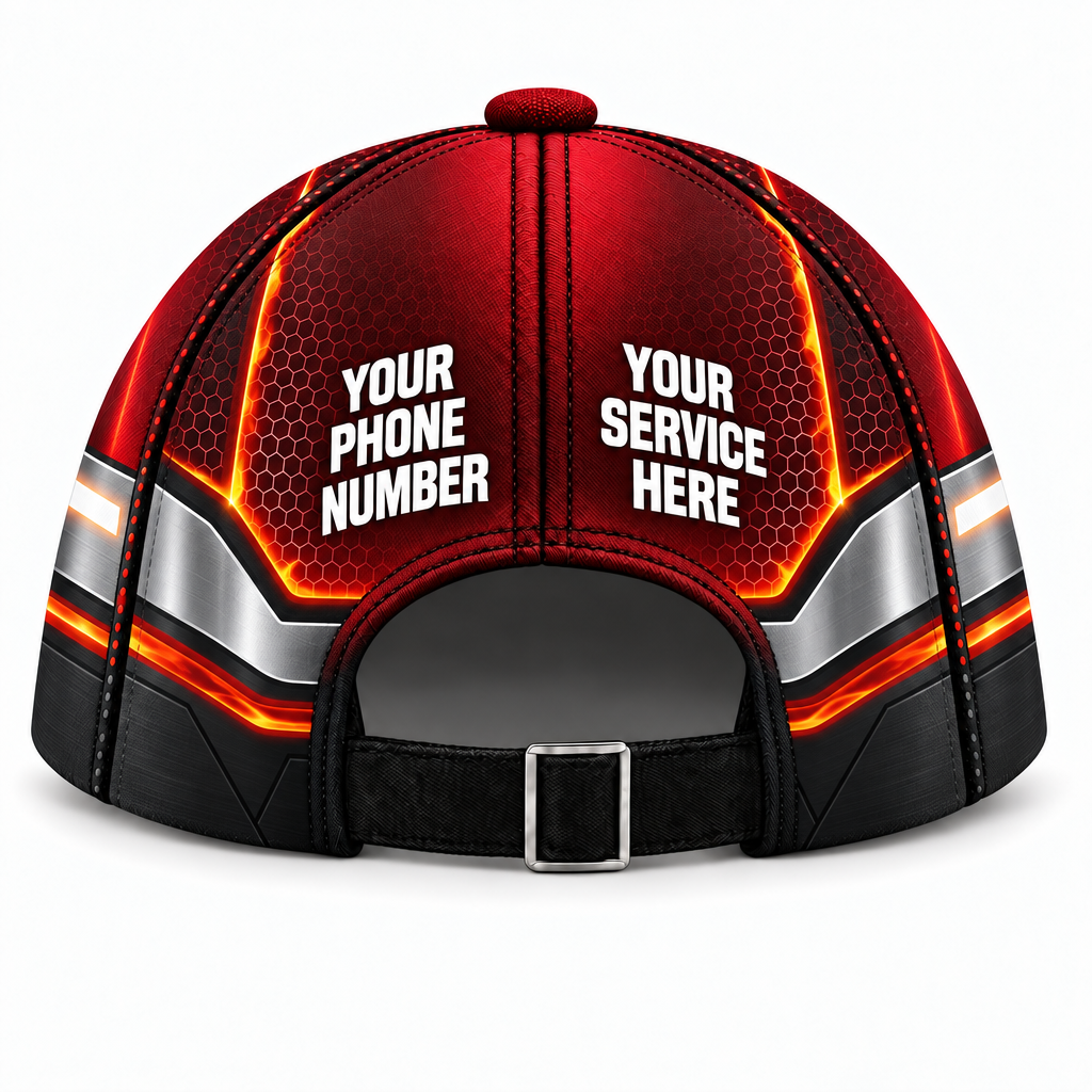 HVPR08 personalized cap back product mockup