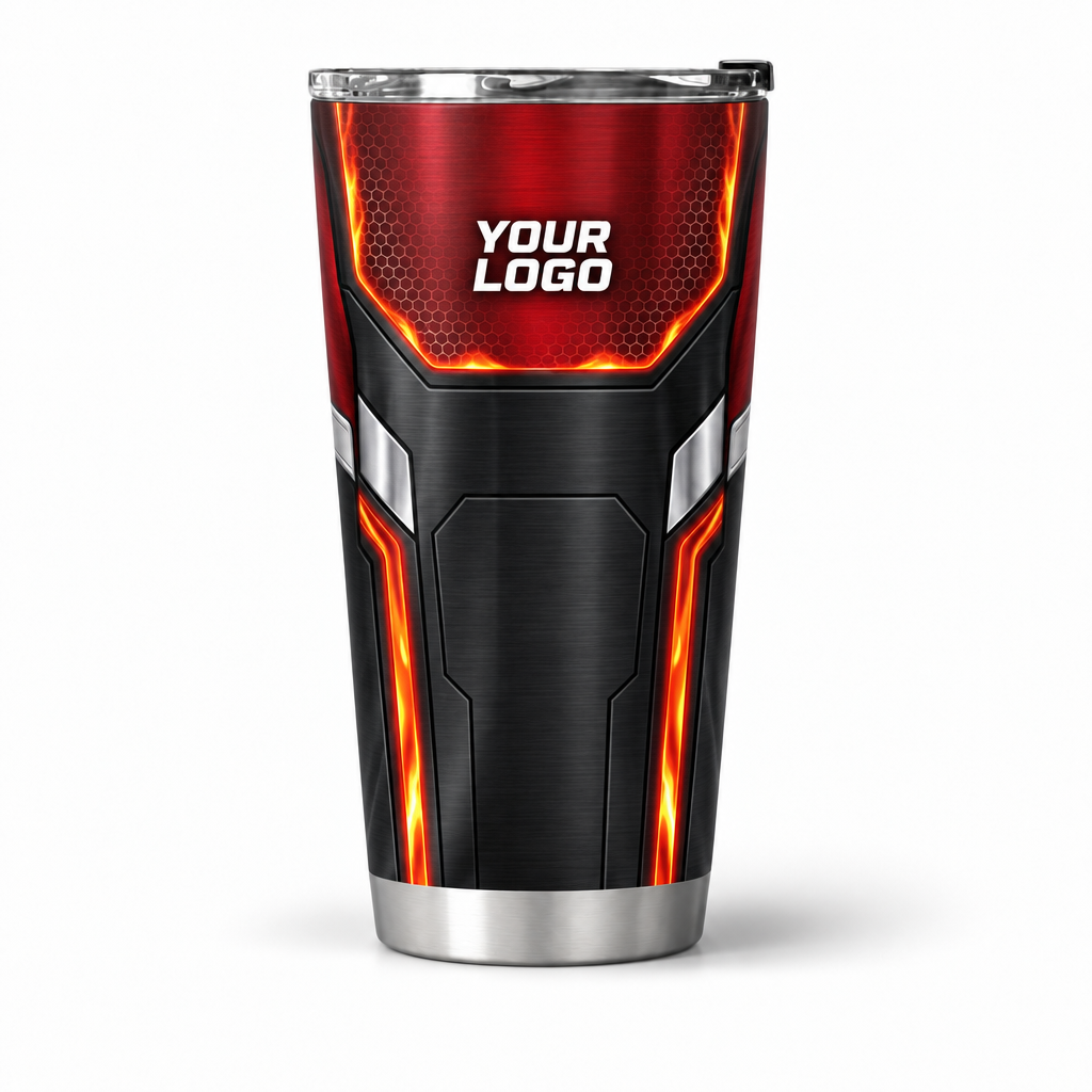 HVPR08 personalized tumbler 20oz front product mockup