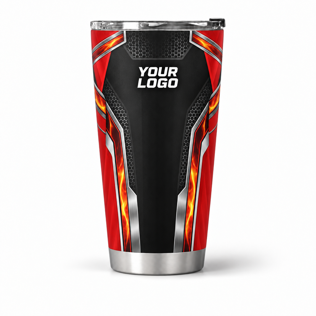 HVPR09 personalized tumbler 20oz front product mockup