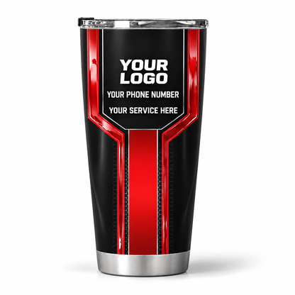 HVPR14 personalized tumbler 20oz back product mockup