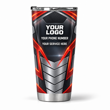 HVPR15 personalized tumbler 20oz back product mockup