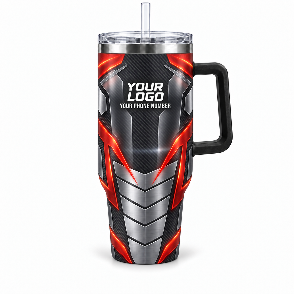 HVPR15 personalized tumbler 40oz front product mockup