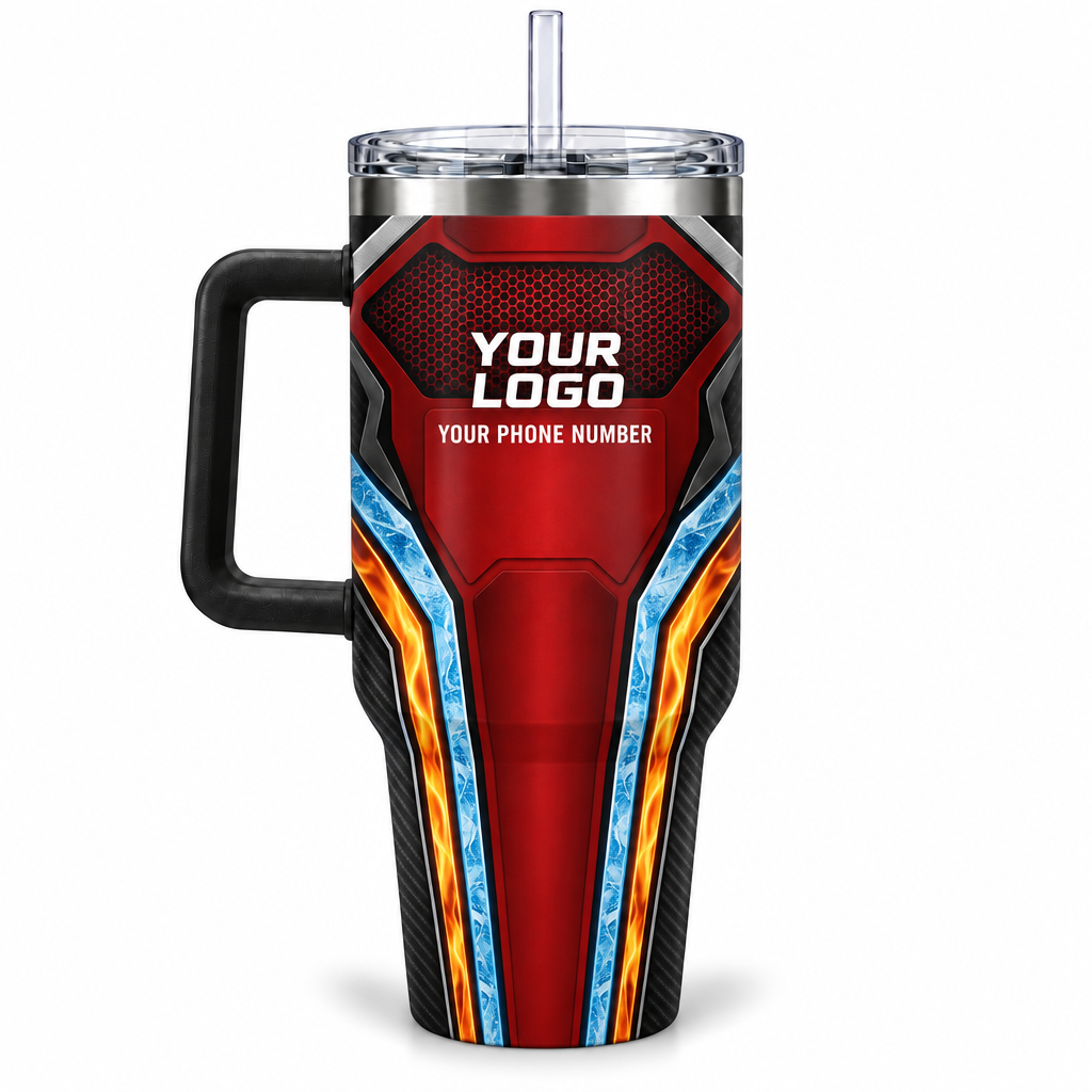 HVPR17 personalized tumbler 40oz back product mockup