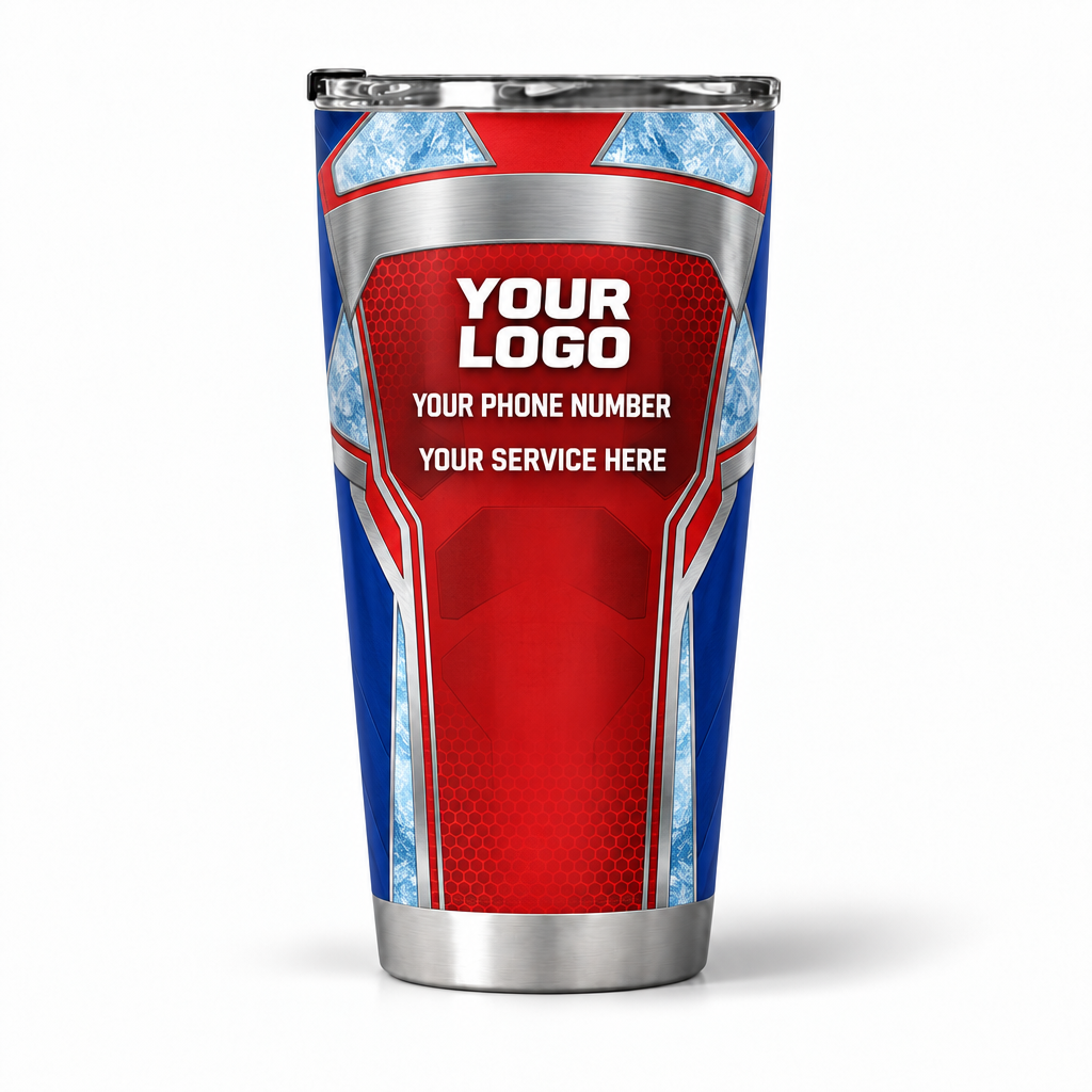 HVPRB01 personalized tumbler 20oz back product mockup