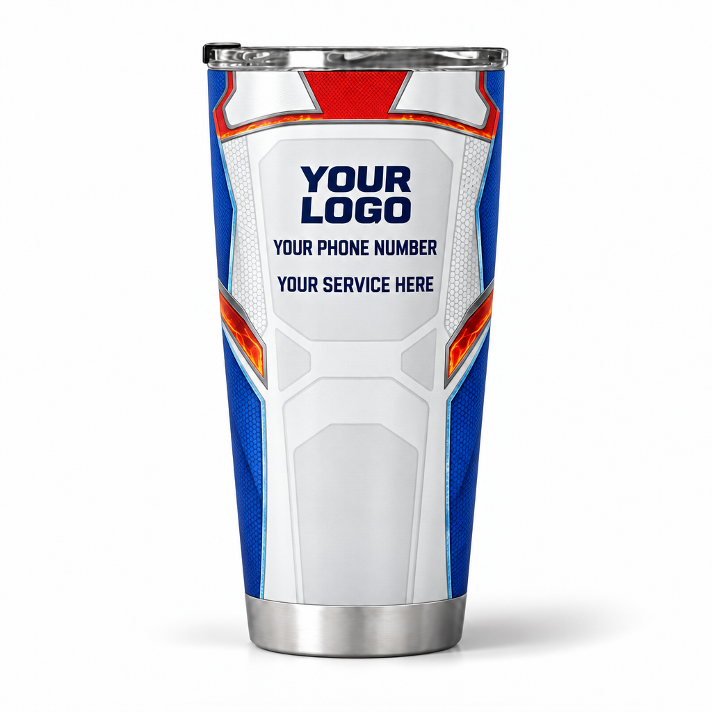 HVPRB02 personalized tumbler 20oz back product mockup