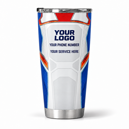 HVPRB02 personalized tumbler 20oz back product mockup
