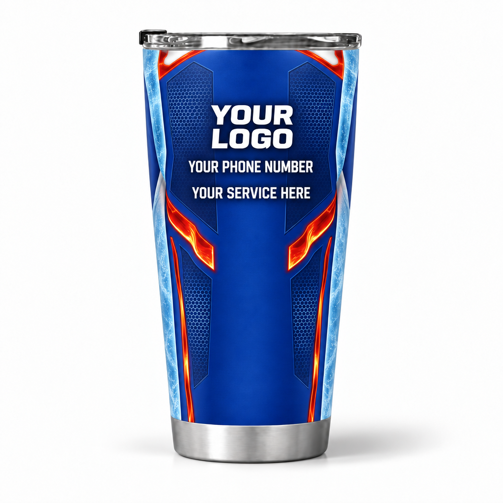 HVPRB03 personalized tumbler 20oz back product mockup