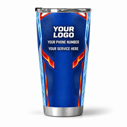 HVPRB03 personalized tumbler 20oz back product mockup