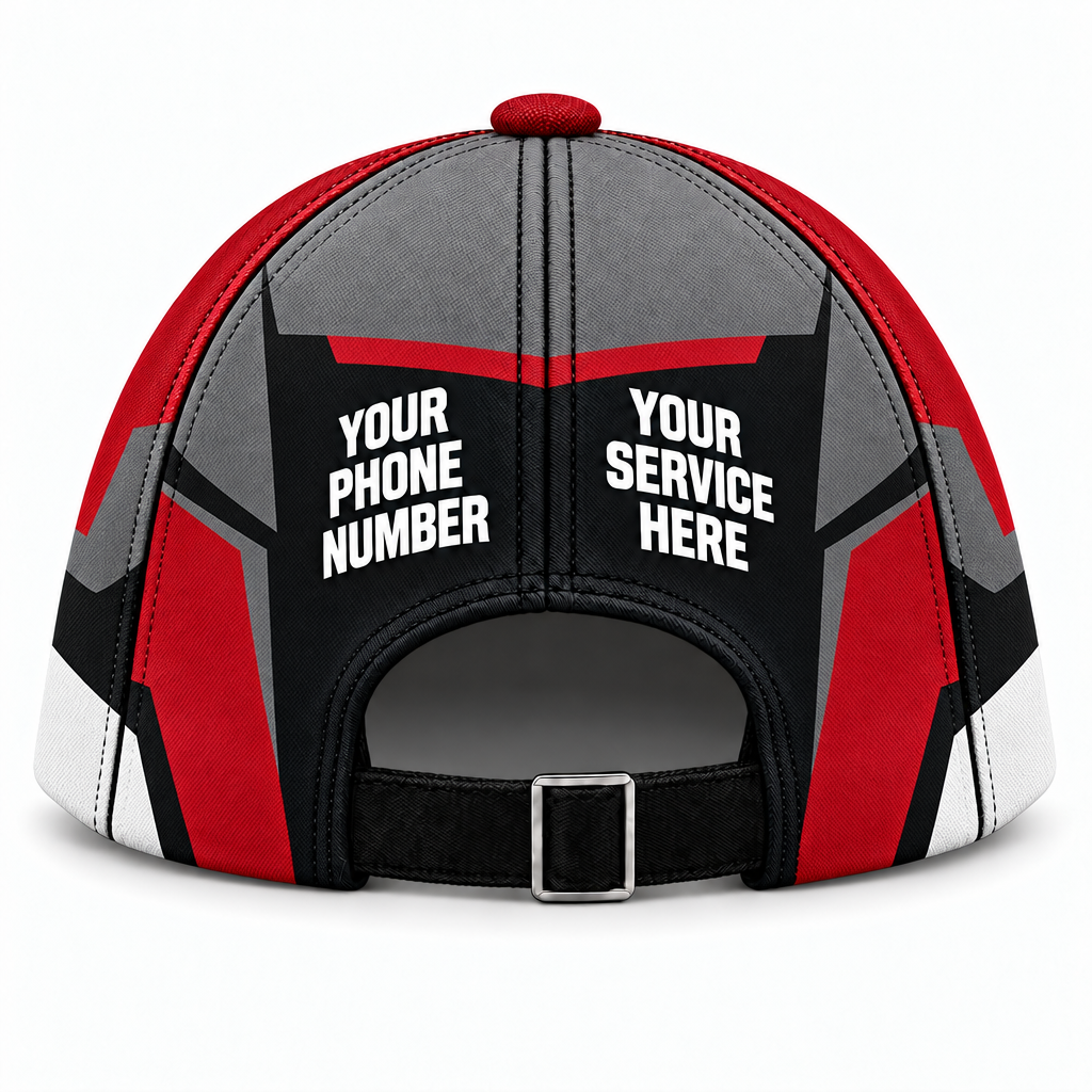 IRONMC01R personalized cap back product mockup