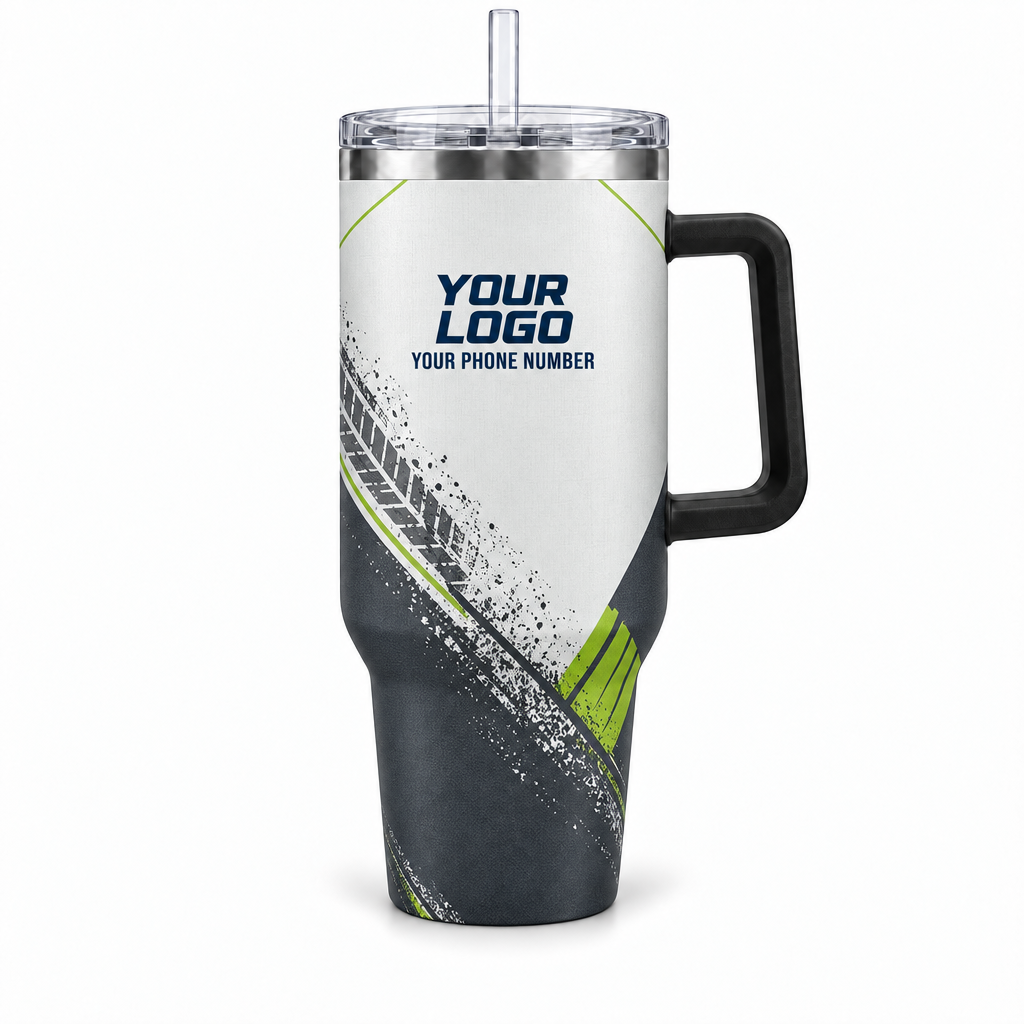 JRN001 personalized tumbler 40oz front product mockup