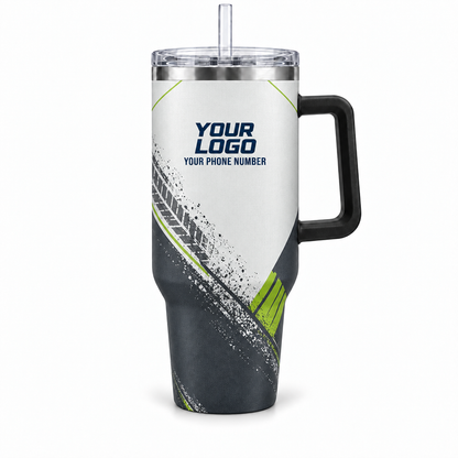 JRN001 personalized tumbler 40oz front product mockup