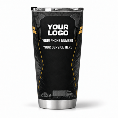 JRN002 personalized tumbler 20oz back product mockup