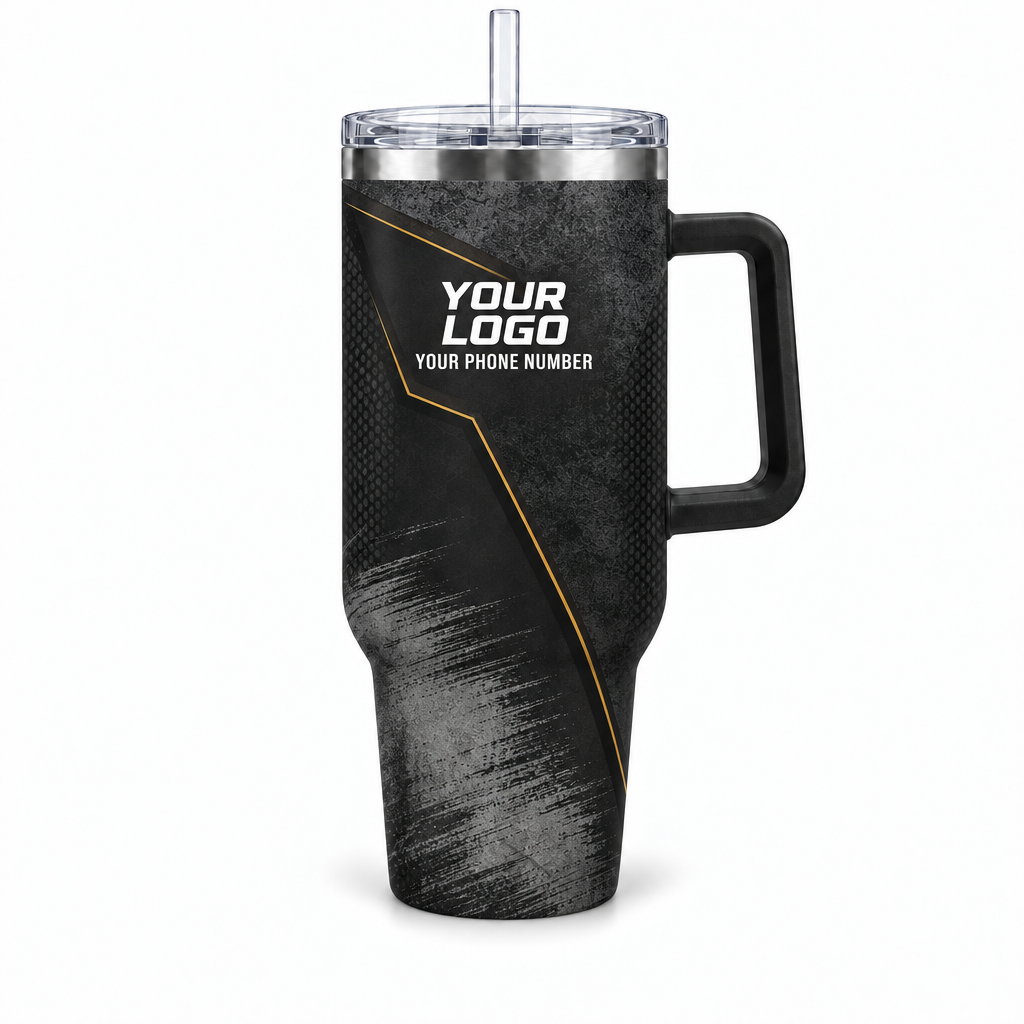JRN002 personalized tumbler 40oz front product mockup