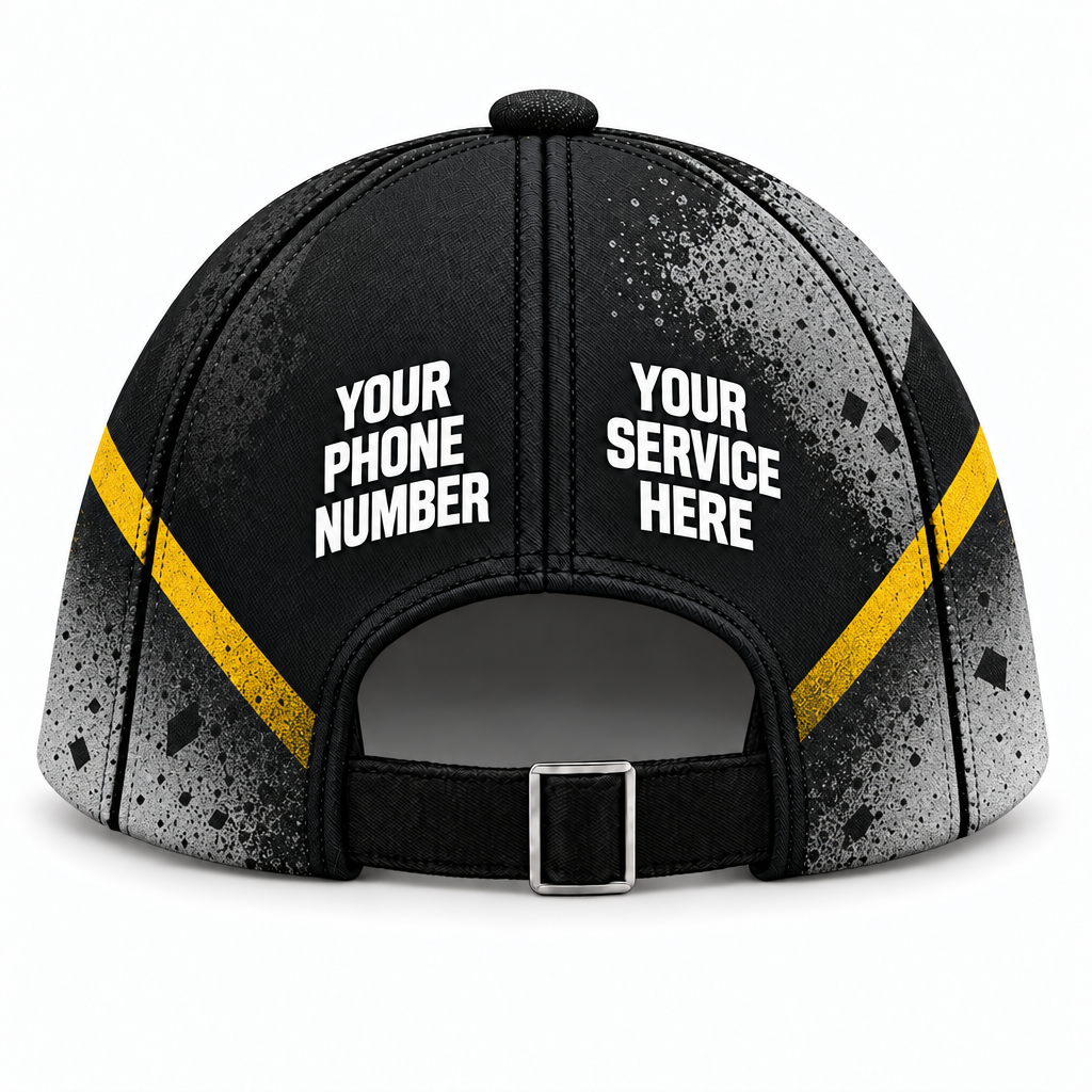 JRN005 personalized cap back product mockup