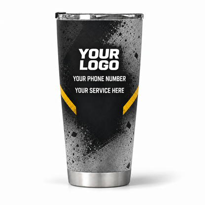 JRN005 personalized tumbler 20oz back product mockup