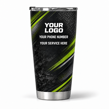 JRN007 personalized tumbler 20oz back product mockup