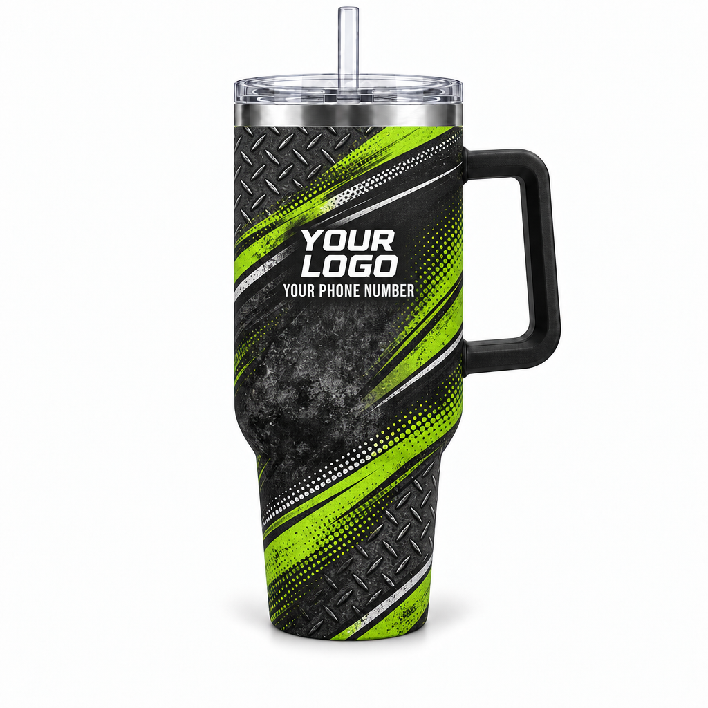 JRN007 personalized tumbler 40oz front product mockup