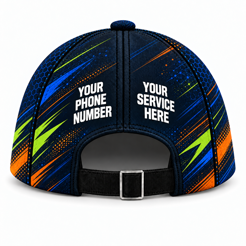 JRN008 personalized cap back product mockup