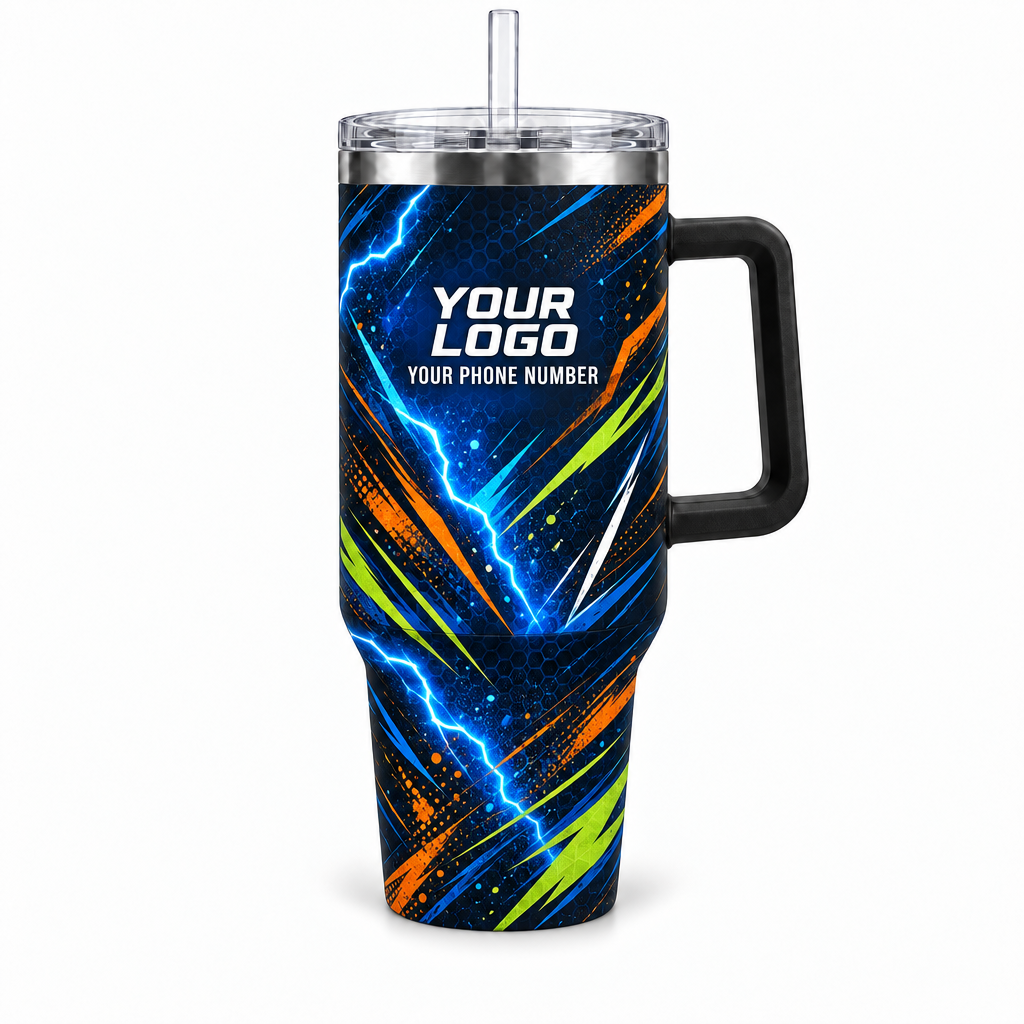 JRN008 personalized tumbler 40oz front product mockup