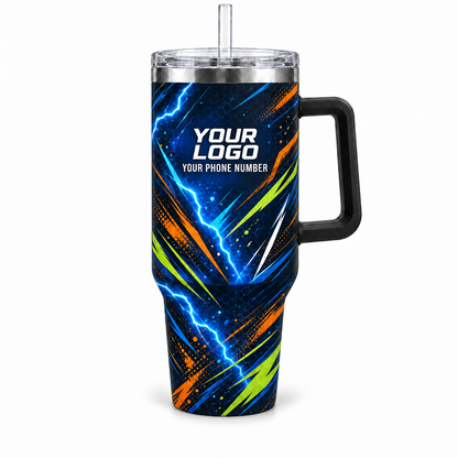 JRN008 personalized tumbler 40oz front product mockup
