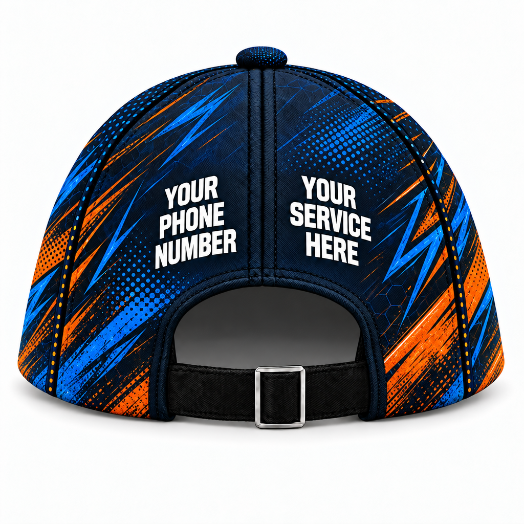 JRN009 personalized cap back product mockup