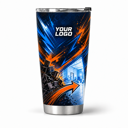 JRN009 personalized tumbler 20oz front product mockup