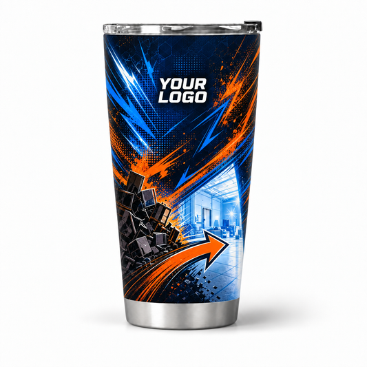 JRN009 personalized tumbler 20oz front product mockup
