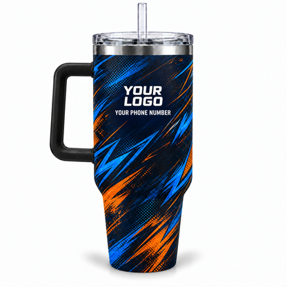 JRN009 personalized tumbler 40oz back product mockup