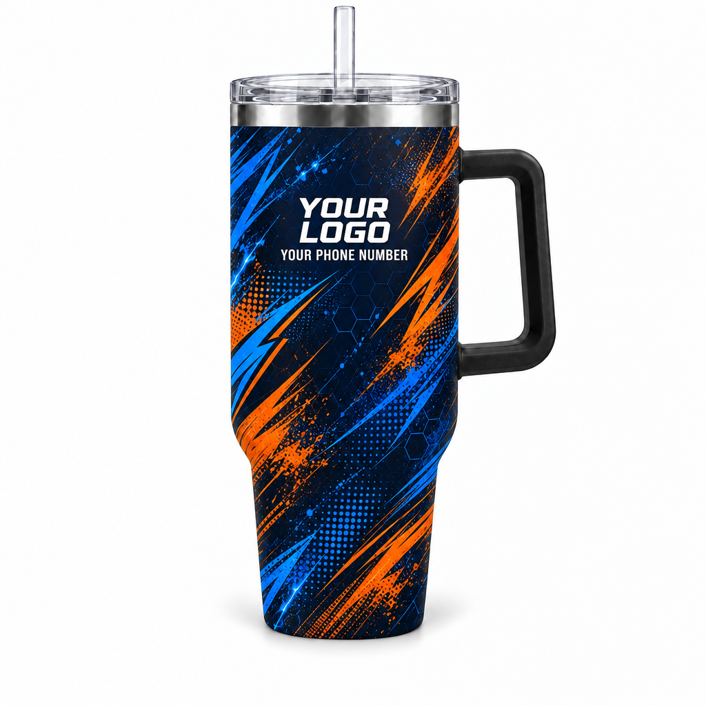 JRN009 personalized tumbler 40oz front product mockup