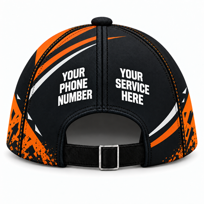JRN011 personalized cap back product mockup