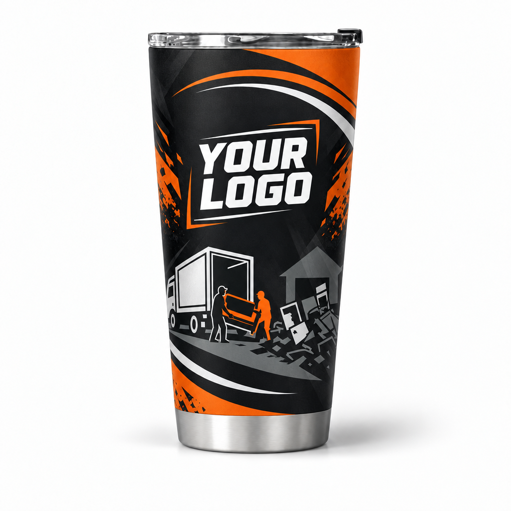 JRN011 personalized tumbler 20oz front product mockup