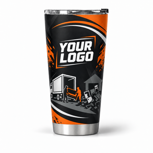 JRN011 personalized tumbler 20oz front product mockup