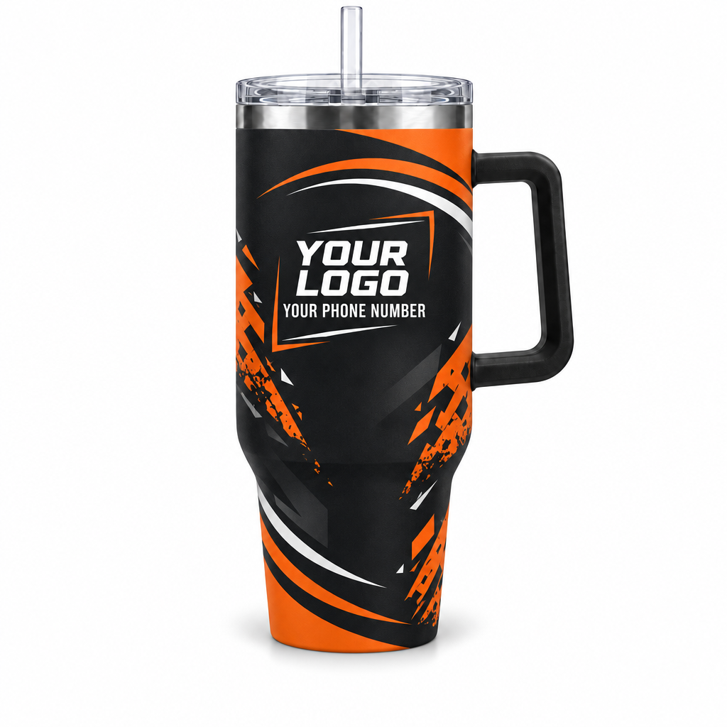JRN011 personalized tumbler 40oz front product mockup