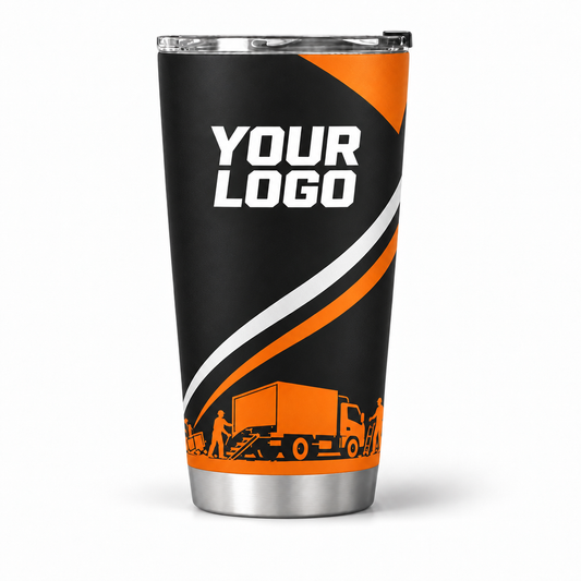 JRN012 personalized tumbler 20oz front product mockup