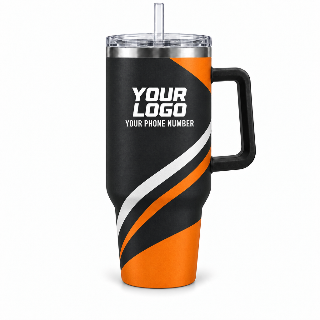 JRN012 personalized tumbler 40oz front product mockup